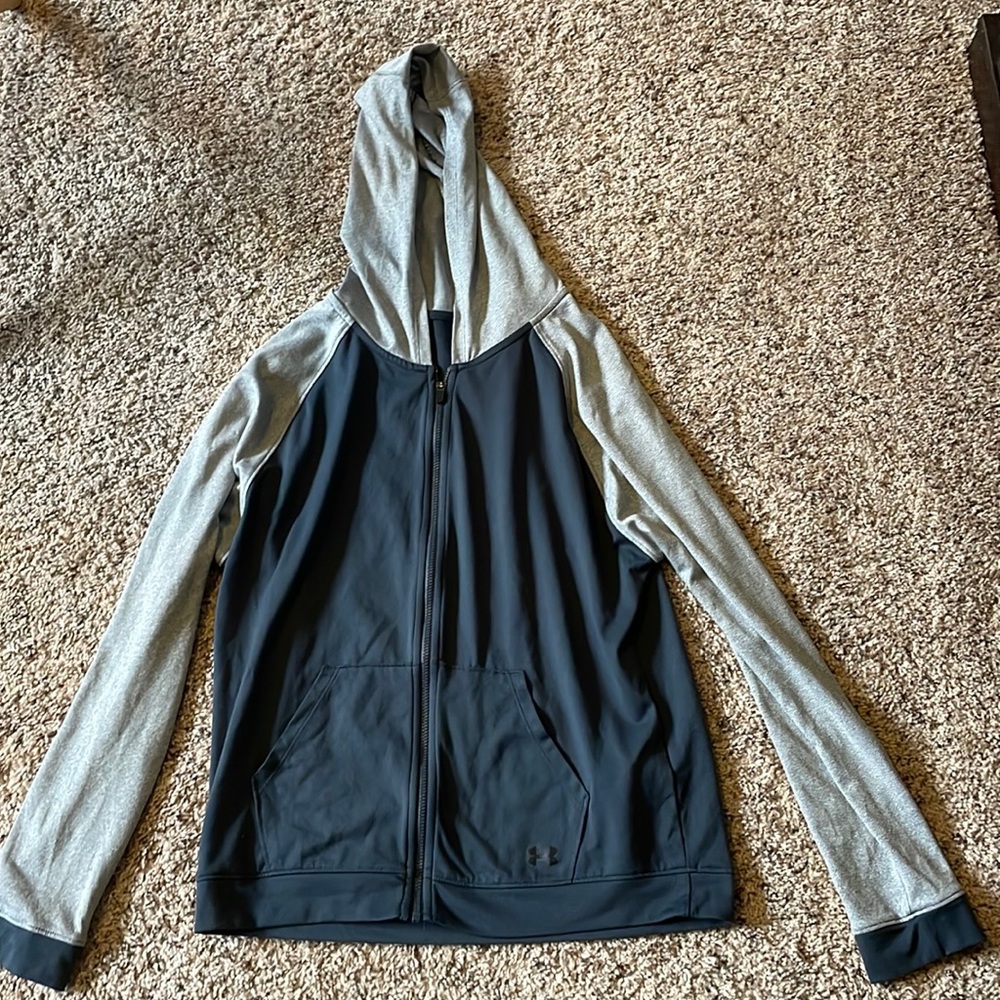 Youth under armour zip up sweatshirt